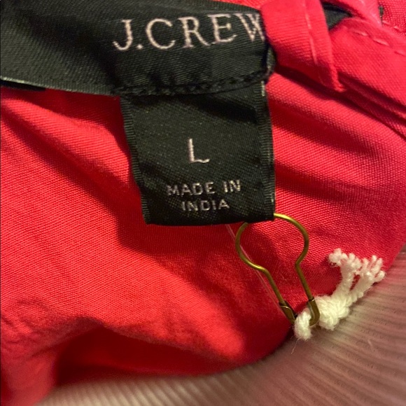 J. Crew Pink Notched Collar Button Down Shirt - Picture 2 of 7
